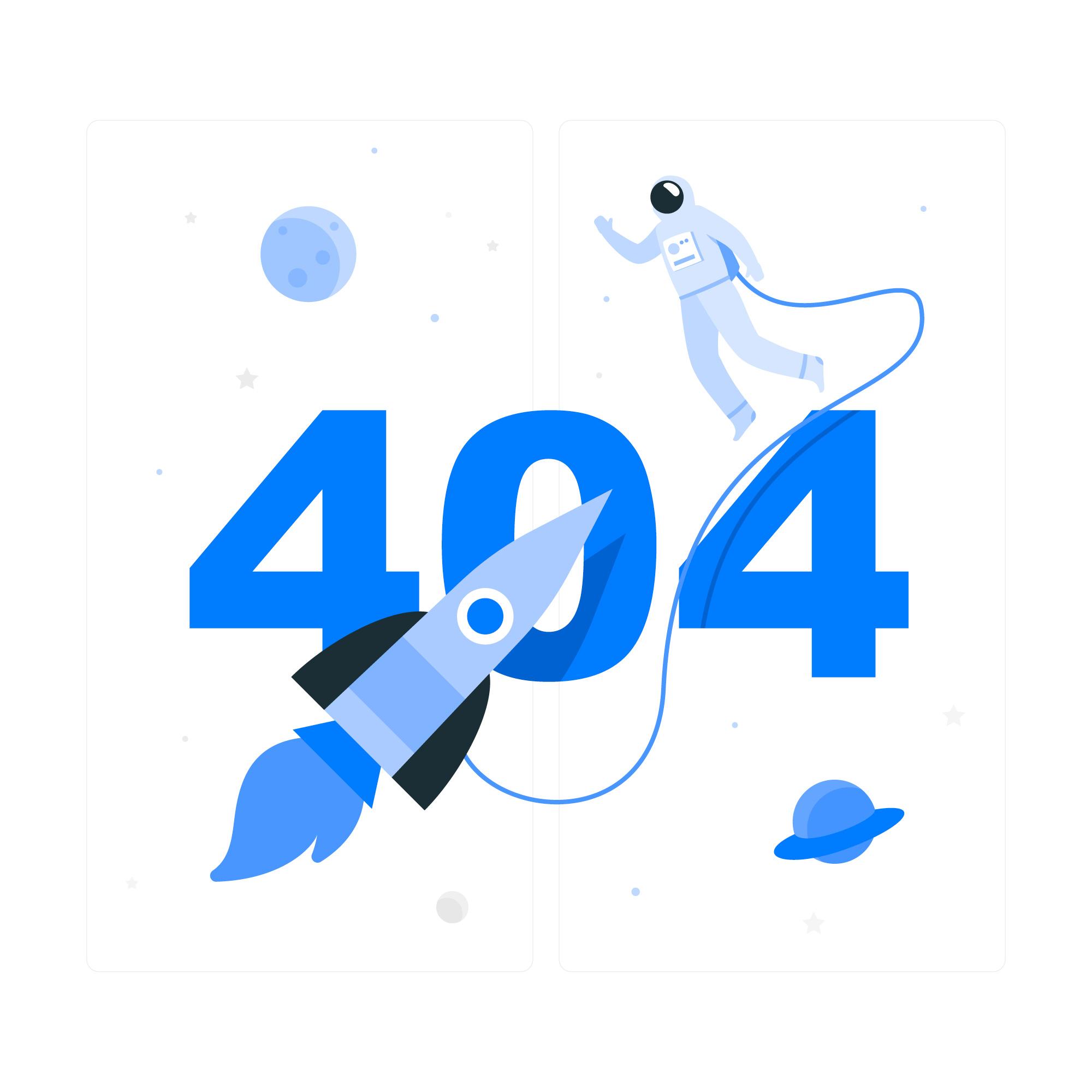 404 error page